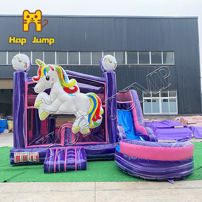 Borsa elettrica della tela cerata del ventilatore poco castello di Pony Inflatable Bouncer Slide Combo