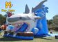 l'acquascivolo gonfiabile dello squalo spesso del PVC di 0.55mm rimbalza i bambini combinati Inflatables