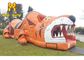 Rimbalzo sveglio di Inflatables Tiger Fun City Playground Inflatable dei bambini all'aperto combinato