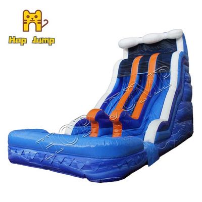 Doppio scorrevole bagnato asciutto eccellente gonfiabile unisex commerciale dell'acquascivolo 18ft