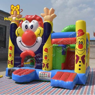 Materiale del PVC del grado commerciale della Camera di Kids Inflatable Bounce del pagliaccio